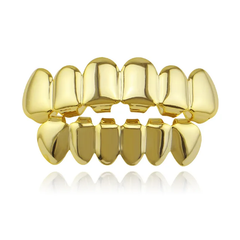 Plain Golden Gleam Grillz