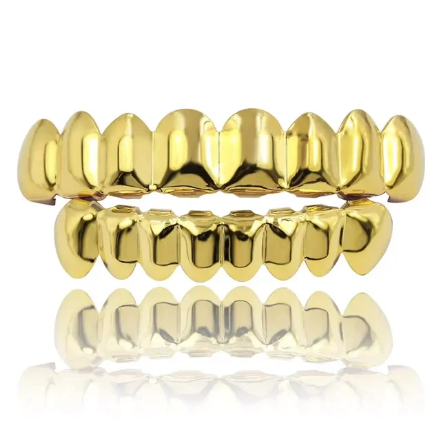 Plain Golden Gleam Grillz