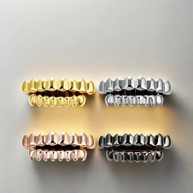 Plain Golden Gleam Grillz