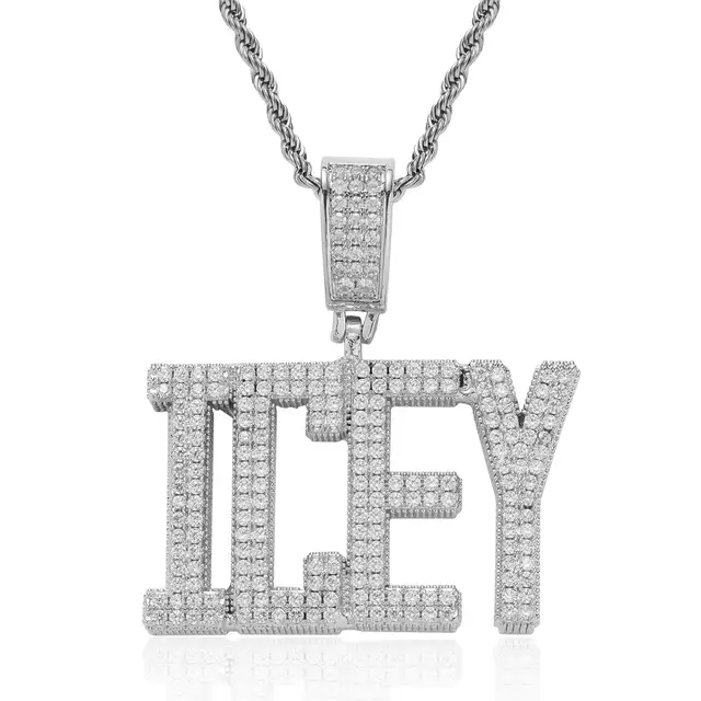 Custom Thin Letters With Stainless Necklace