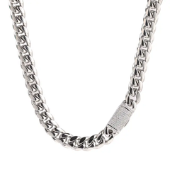 IOTF Plain Miami Cuban Link Stainless