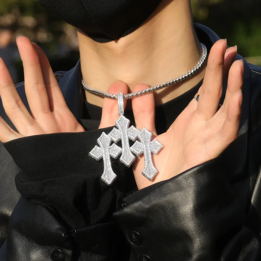 IOTF Celestial Cross Pendant + Necklace